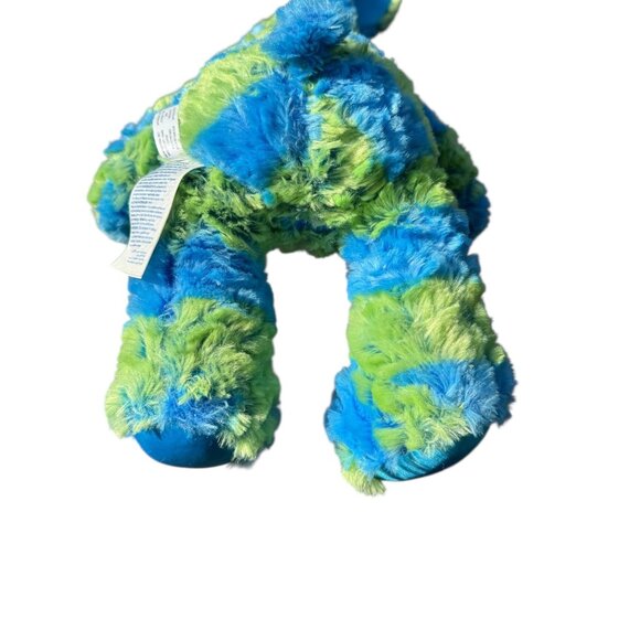 Build A Bear Plush Stuffed Bunny Rabbit Blue Green Stripes Support Pet Toy - Picture 14 of 16